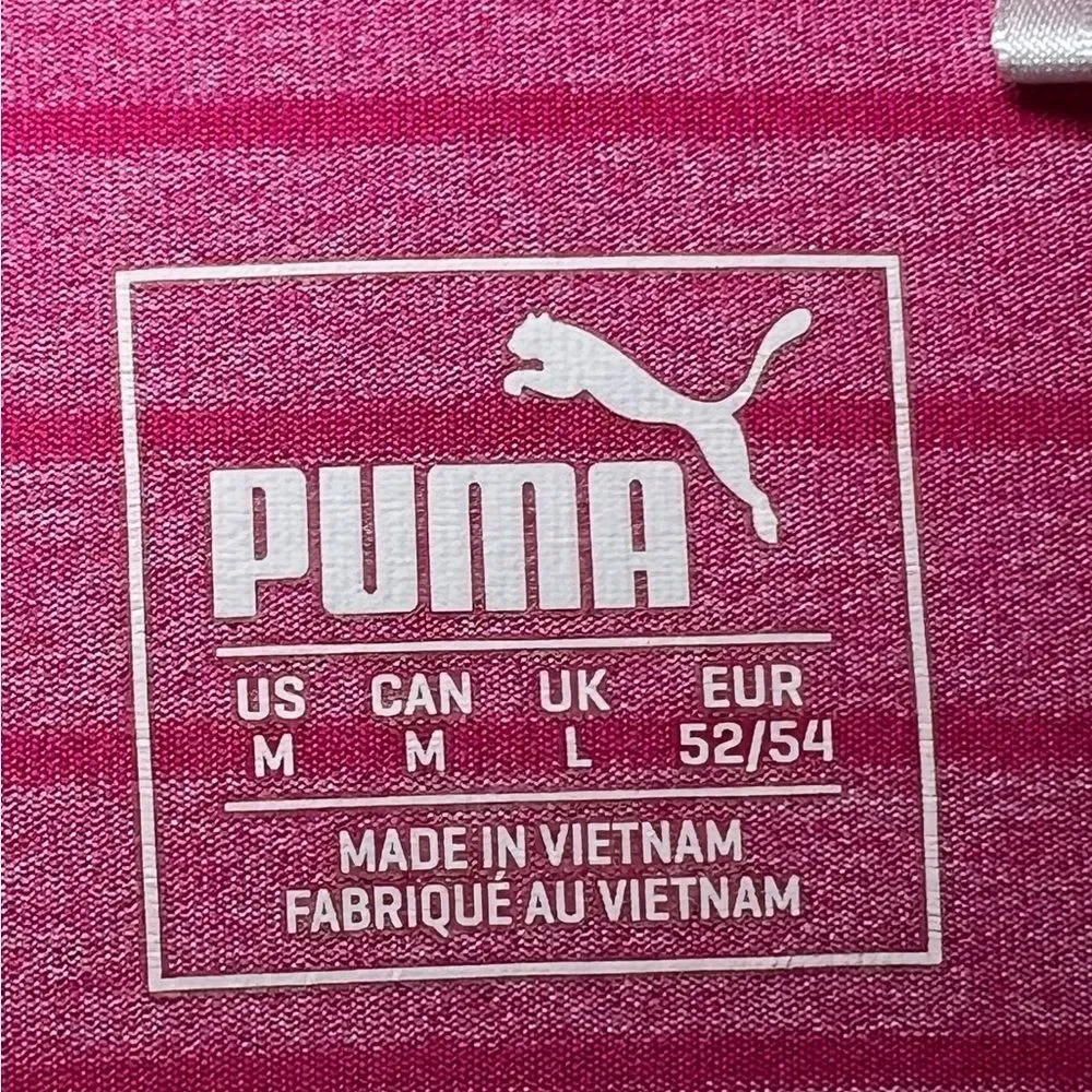Puma Golf Rotation Men's Vibrant Pink Polo Shirt - Picture 4 of 4